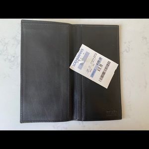 Desmo Black Leather Bi-Fold Wallet - Made in Italy